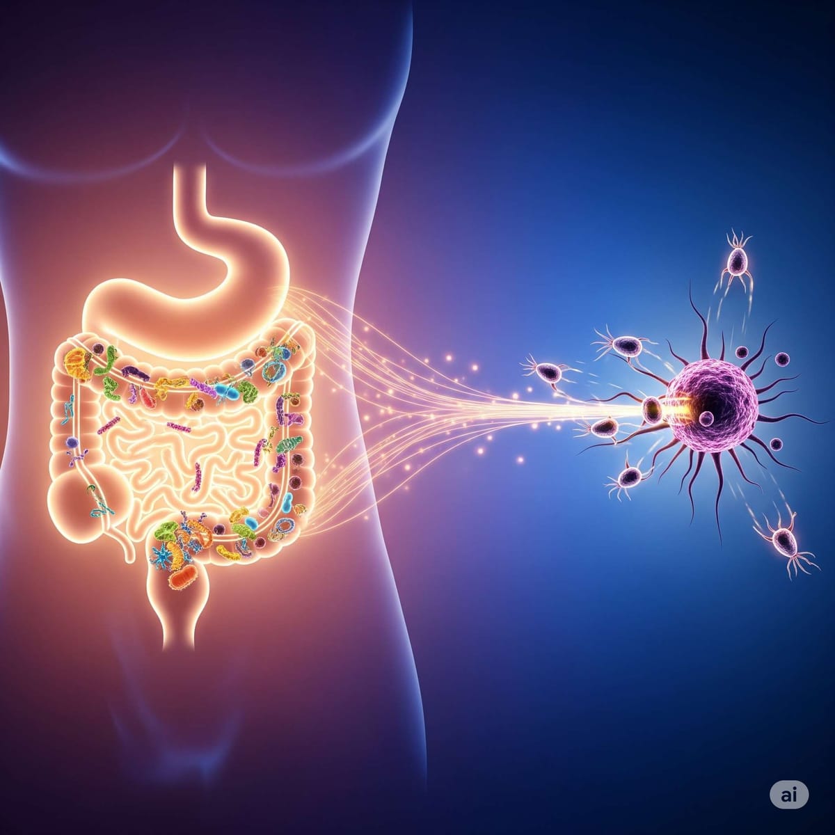 A Ligação Surpreendente entre a Saúde Intestinal e a Resposta à Imunoterapia